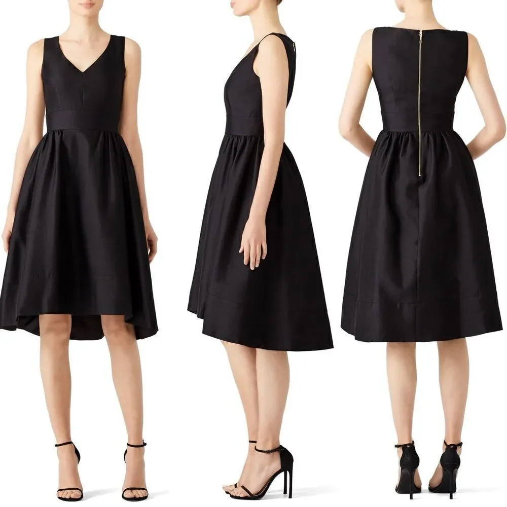 Kate Spade- Women’s Noir Black Heritage Tank Dress, Size 10